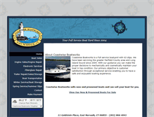 Tablet Screenshot of coastwiseboatworks.com